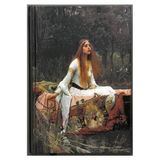 Deffter Art Of Word Lady Shalott J. William Waterhouse Çizgili Defter - Çok Renkli