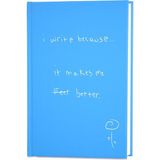 Deffter I Write Because It Makes Me Better Çizgili Not Defteri 14X20 cm 64631-9