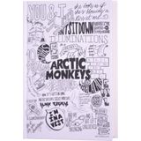 Deffter Music Of The Word Arctıc Monkeys Sert Kapak 14X20 Çizgili 96 Sayfa Not Defteri