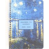 Deffter Van Gogh Stary Night 2025-2026 Akademik Ajanda