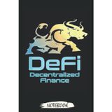 DeFi Decentralized Finance in a BULLRUN to the MOON Crypto Notebook: Transaction Log Ledger, Air Drop Tracker, Notebook - Journal - Lined Journal - Mint Notebook 6x9x110 Pages