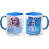 Define Moyas Frozen Karlar Ülkesi Elsa Porselen Kupa Bardak – Çift Taraflı Baskı - 1 Adet - 330 ml