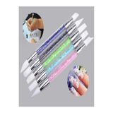 Defnail Hamur Jel Şekillendirici Silikon Fırça 5li Set Protez Tırnak Nail Art