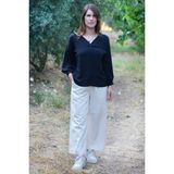 Defne Apollon İpekçilik %100 Ipek Gömlek Siyah - 36 - 38