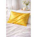 Defne Apollon İpekçilik %100 Ipek Saten Yastık Kılıfı 50 x 70 cm - Sarı
