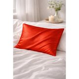 Defne Apollon İpekçilik %100 Ipek Yastık Kılıfı 50 x 70 cm - Nar Çiçeği