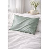 Defne Apollon İpekçilik %100 Ipek Yastık Kılıfı 50 x 70 cm - Su Yeşili