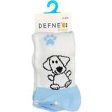 Defne Baby Bebek Külotlu Çorap 004-21 Mavi - Beyaz 18-24 Ay