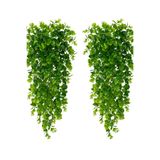DEFNE DECOR Yapay Çiçek Sarkan Şimşir 2 adet Okaliptus Yapay Sarmaşık