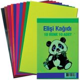 Defne Elişi Kağıdı 10 Renk 10 Adet Çeşitli Renklerde Yaratıcı Projeler İçin