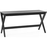 Defne Evka Ahşap Siyah Çalışma Masası - Y: 75 cm D: 60 cm G: 140 cm