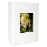 Defne Store 100'LÜK 10X15 Cm. Pencereli Beyaz Deri Fotoğraf Albümü - Çok Renkli