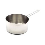 Defne Store 12 cm 18/10 Paslanmaz Çelik Sütlük ve Derin Sos Tavası, Metal Saplı - Çok Renkli - 10 x 10 cm