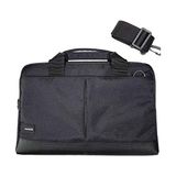 Defne Store 13" - 13.3" Taban Korumalı, Omuz Askılı Macbook Air-Pro Laptop Çantası (Siyah) - 10 x 10 cm - Çok Renkli