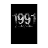 Defne Store 1991 Doğum Yılı Doğum Günü Defteri: A5 (6x9), Çizim ve Planlama Defteri - Çok Renkli - Standart - Otomatik