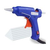 Defne Store 20W Ince Silikon Tabancası – 10 Adet 7 mm Silikon Çubuğu Dahil, Hızlı Isınan Mini Sıcak Silikon Tabancası