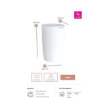 Defne Store 6 Lt Banyo Mutfak Tezgah Üstü Çöp Kovası - Beyaz - 000-Siyah - Option-1