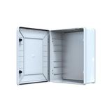 Defne Store Abs Pano 40 x 50 x 20 cm Taban Saclı IP65 Plastik Pano Montaj Plakalı Elektrik Kutusu Pano Darbeye Dayanıklı Dış Ortam Muhafaza Kutusu Abs Pano Poli 024 - Çok Renkli