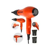 Defne Store Alman 3600 W Profesyonel Saç Kurutma Makinesi, Fön Makinesi, Ac Motor, MS-9001, Turuncu, 2 Adet Başlık - Çok Renkli