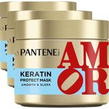 Defne Store Amor Edition Pro-V Keratin Koruması Saç Bakım Maskesi 300 Mililitre (3 Paketi) - Option-1