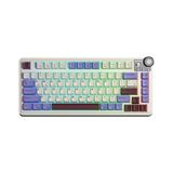Defne Store AU75 Tkl Mekanik Klavye, 3 Modlu Rgb, Hot Swap, Seiya Switch, Kablosuz, Makrolu, Bej - Çok Renkli