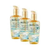 Defne Store Besleyici Saç Bakım Yağı 150 ml – 9 Çiçek Yağı, B5 Vitamini ve Biocomplex B11 ile Kuru ve Yıpranmış Saçlar Için Yoğun Bakım (3 Paketi) - Option-1