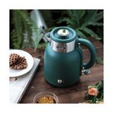 Defne Store Briz BR1040 Retro Yeşil Su Isıtıcı Çelik Kettle 1,5 Litre Kapasite ile Şık Tasarım - 01-Mavi