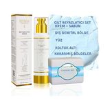 Defne Store Cilt Beyazlatıcı Krem ve Cilt Beyazlatıcı Sabun Seti - Kararma Giderici, Genital Bölge, Koltuk Altı
