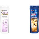 Defne Store Clear Komple Bakım Vitamin Kompleksi Kepeğe Karşı Etkili Şampuan 350 Ml(1) Clear Men Kepeğe Karşı Etkili Şampuan Saç Dökülmesine Karşı Kahve Çekirdeği Özü 350 Ml(1) - Option-1