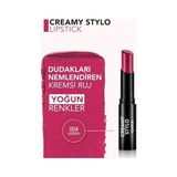 Defne Store Creamy Stylo Yüksek Pigmentli & Yarı Parlak Bitişli Kremsi Ruj - Option-1
