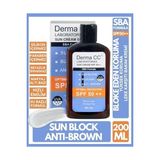 Defne Store Derma cc Laboratorıes Sba(Sun Block+Blockage+Antibrown) Güneş Kremi Spf 50++, 200 Mililitre