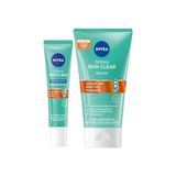 Defne Store Derma Skin Clear Night Exfoliator Gece Arındırıcı Krem 40 ml + Derma Skin Clear Sivilce Karşıtı Yüz Temizleyici Peeling 150 Ml, X2 - Option-1