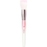 Defne Store Devobis Round Face Brush - Yuvarlak Yüz Fırçası ve Smooth Finish Face Powder No: 202 - Option-1