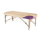 Defne Store Earthlıte Masaj Masası Koruma KILIFI,%100 Pu Malzeme, Gömme Çarşaf Tipi, Yuvarlak ve Kare Köşeli Masalara Uyumlu, 71-81 cm Genişlik, Bej - Abanoz