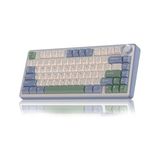 Defne Store F75 Mekanik Rgb Tkl Gray Switch Kablosuz Makrolu Hot Swap Klavye, Pastel - Çok Renkli