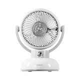 Defne Store Fan; Everest Masaüstü USB Mini, 4 Inç Sessiz LED Işıklı Retro Vantilatör, 1200 Mah Şarj Edilebilir Bataryalı 3 Kademeli Taşınabilir Fan - Çok Renkli