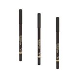 Defne Store Gel Eyepencil No: 102 Dark Brown - 24 Saat Kalıcı Suya Dayanıklı Jel Göz Kalemi (3 Paketi) - Option-1