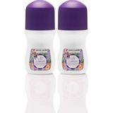 Defne Store Glamour 48 Saat Etkili Antiperspirant Roll On Deodorant, 50 ml 2li Paket - Option-1