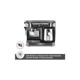 Defne Store Hatır Perfetto Dijital ve Dokunmatik Ekranlı Çelik Cezveli Espresso ve Türk Kahve Makinesi - 1BW-Beyaz