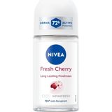 Defne Store Kadın Roll On Deodorant Fresh Cherry, 72 Saat Anti-Perspirant Koruma, 50ML - Option-1