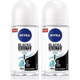 Defne Store Kadın Roll On Deodorant & Invisible Pure 48 Saat Anti-Perspirant Koruma (50 Ml) (2 Paketi) - Option-1