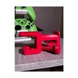 Defne Store Kırmızı Asılabilir Masa Kenarı Kulaklık Standı – Blaze Edition V5, Kaydırmaz Keçeli - Çok Renkli - 10 x 10 cm