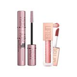 Defne Store Lash Sensational Sky High Maskara ve Lifter Gloss Nemlendirici Dudak Parlatıcısı 003 Moon Makyaj Seti