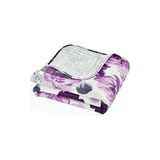 Defne Store Leah Battaniye Gri ve Mor - Ahşap