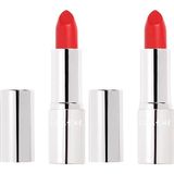 Defne Store Lumene Luminous Moisture Lipstick Parlak Bitişli Nemlendirici Etkili Ruj 12 Strawberry Kiss (2 Paketi) - Option-1