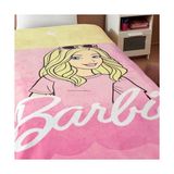 Defne Store Malibu Çizgi Film Karakteri Pamuk-Polyester Karışım Battaniye, Sarı, Pembe, Tek Kişilik - 0 Siyah - --