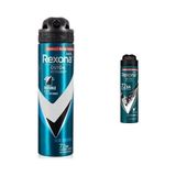 Defne Store Men Adv Inv Ice Spr.d5 ve Rexona Men Erkek Sprey Deodorant Kömür Detox 72 Saat Kesintisiz Üstün Koruma 150 ml - Option-1