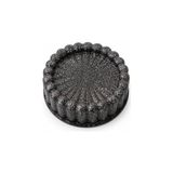 Defne Store Mini Alüminyum Döküm Kek Kalıbı Seti 2 Adet Çap 11 cm Dayanıklı ve Yapışmaz Tasarım (Tart) - 10 x 10 cm
