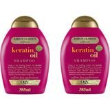 Defne Store Ogx Keratin Yağı Içeren Şampuan, 385 Ml, 2'li Paket - Option-1