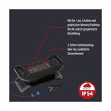 Defne Store Profesyonel 360 Derece Özellikli 42.000 Lümen Ayarlanabilir Yükseklik Bloetooth Kontrollü IP65 Lisanslı 10 Metre Kablolu Dış Mekan LED Projektör - 0,5 W - Altın